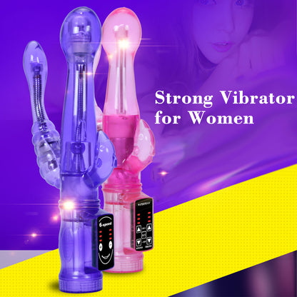 Vibrator Realistic Dildo Penis Vibrator Clitoral Stimulation Massager Anal Plug Transparent Female Sex Toy Women