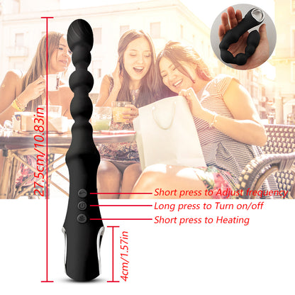 Vibrator Anal Plug Male Beads Prostate Massage Butt Anal Sex Toys Goods for Couples Orgasm Masturbate 7 Vibration Frequencies 18