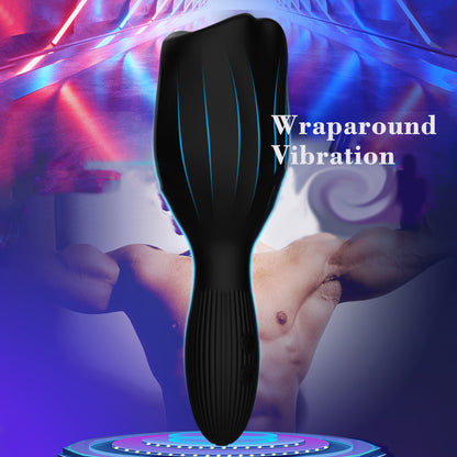 Sex Toys Big Mouth Airplane Cup Men Vibrating Massage Exercise Masturbator