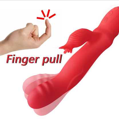 Vibrator Adult Sex Toy Female Vagina Clitoris Nipple G-Spot Stimulator 2 In 1 Dildo Goods for Women Masturbation Massager for 18