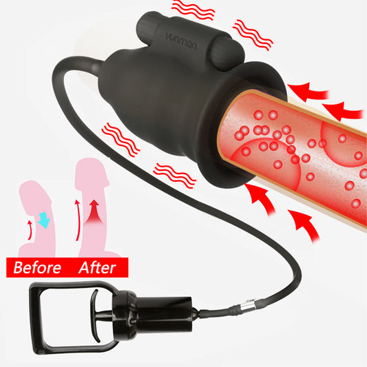 Adult products men's 10-frequency vibrating penis pump&nbsp;delayed ejaculation male masturbation