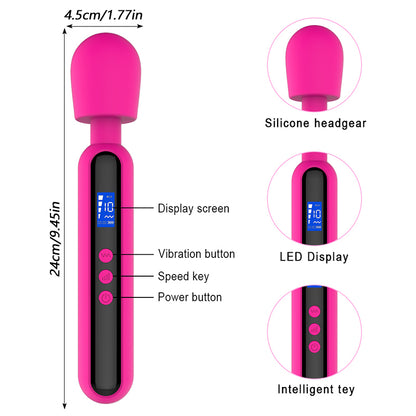 Vibrators G-Spot Clitoris Breast Stimulator Massager Sex Toys Vibrator for Women Masturbation Dildo Female Goods for Adult 18+