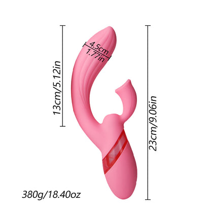 Vibrator Adult Sex Toy Female Vagina Clitoris Nipple G-Spot Stimulator 3 In 1 Dildo Goods for Women Masturbation Massager for 18