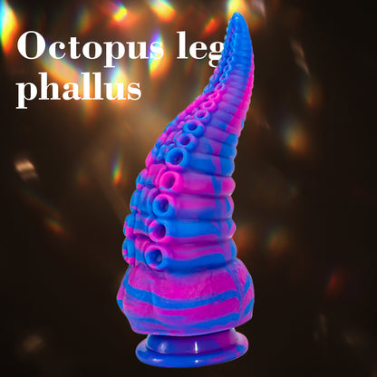 18+Anal Dildo Colored Octopus tentacles with suction cups Prostate Vaginal Massage Anal Plug Sexual Toy Female