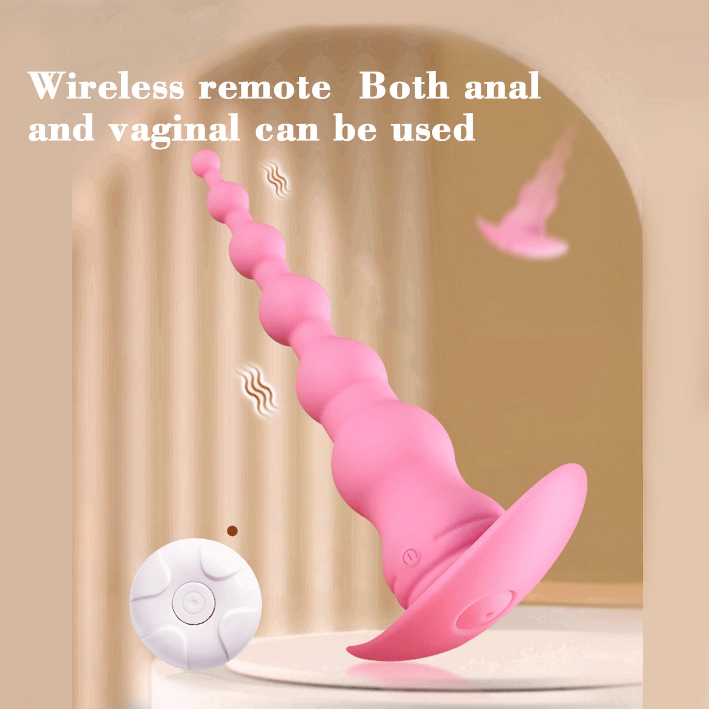 Vibrating Anal Probe -- Flexible Silicone Anal Sex Toy Bulet Vibrator for Adult