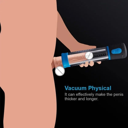 LED Electric Penis Pump Male Masturbator Cup Dick Extender Vacuum Pump Penis Enlargement Pump Trainer Sex Toy for Men