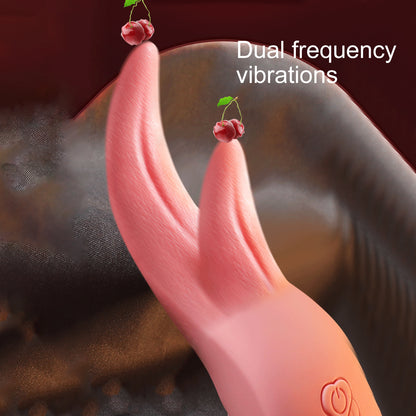 Simulated Tongue Vibrating Pleasure Sex Toy Heating Multi-function