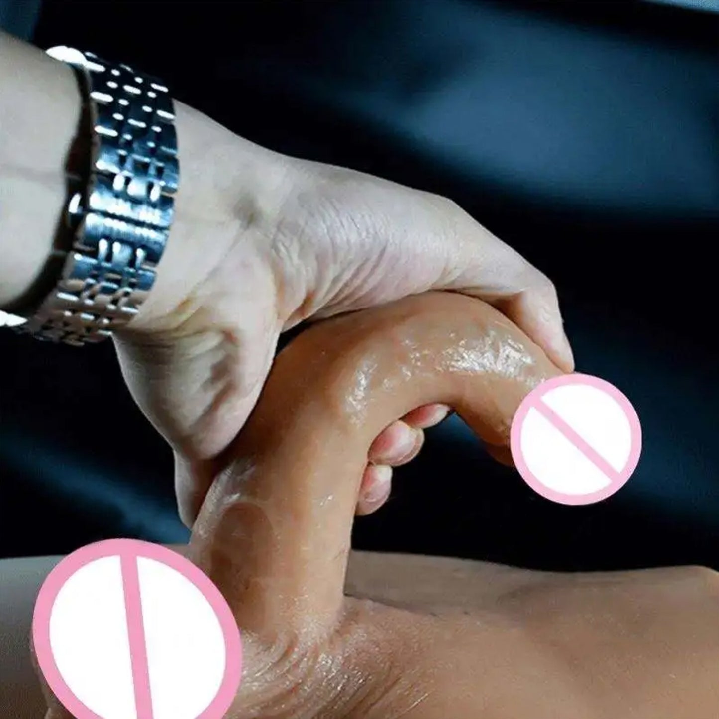 Realistic Real Heart Dildo Shorts Wearable Silicone Panties Dildo Soft Sex Toy For Two Lesbians Adult Anal Dildo 18+