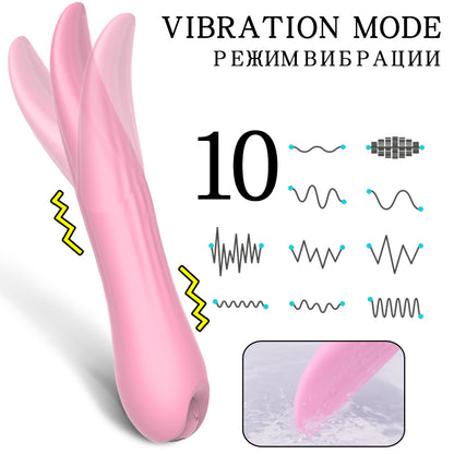 Vibrator 2 In 1 Vagina Masturbation Nipple Sucker Tougue Licking Clitoris Stimulation G-Spot Massager Dildo Sex Toys for women18
