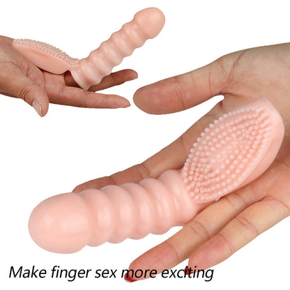 Vibrateur 2 en 1, point G, Stimulation clitoridienne, masseur, boucle de manchette, Masturbation féminine, jouets sexuels pour Couple femmes 18