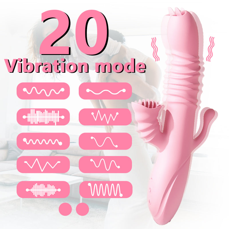 Female Masturbation Vibrator Clitoris Massage Sexy Products 3 In 1 Vibrator Dildo for Women G Spot Adult Goods for Female Couple