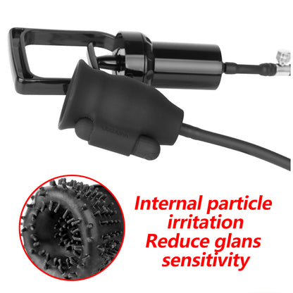 Adult products men's 10-frequency vibrating penis pump&nbsp;delayed ejaculation male masturbation