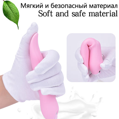 Vibrator 2 In 1 Vagina Masturbation Nipple Sucker Tougue Licking Clitoris Stimulation G-Spot Massager Dildo Sex Toys for women18