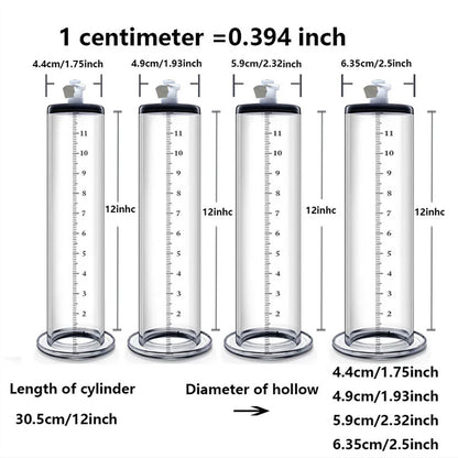 Penis Vacuum Pump, Smart Mode Penis Enlargement Extend Pump scale, Extender Enlarger Male Masturbator with Magnifier, Penis Enlarge Air Pressure