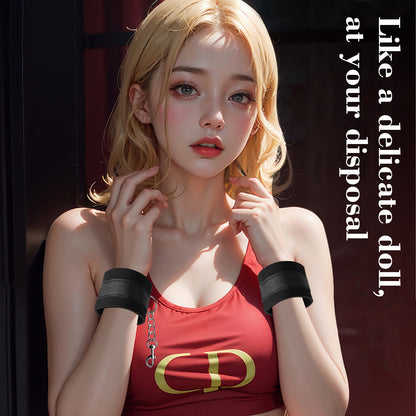 SM Wrist Ankle Restraint Sex Adult Bondage Bdsm Series-Handcuffs and Foot Cuffs Bdsm Sex Toy Bondage Slave Game 18+