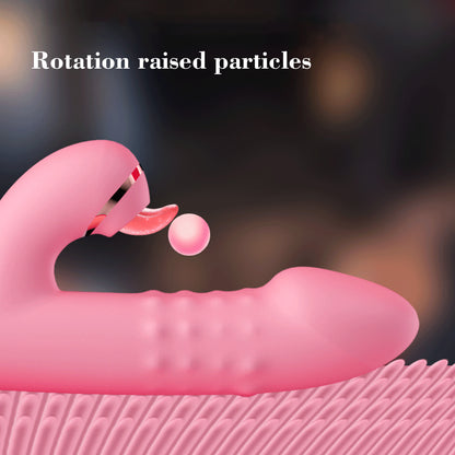 Stimulation,Waterproof Dildo with Many Powerful Vibrations Dual Motor Stimulator for Women