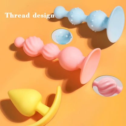 Jelly Anchor Butt Plug Anal Anchor Anal Sex Toys Anal plug set Anal Butt Plug 3pc Sets Set Sex Toy for Adults Couples Sex Game