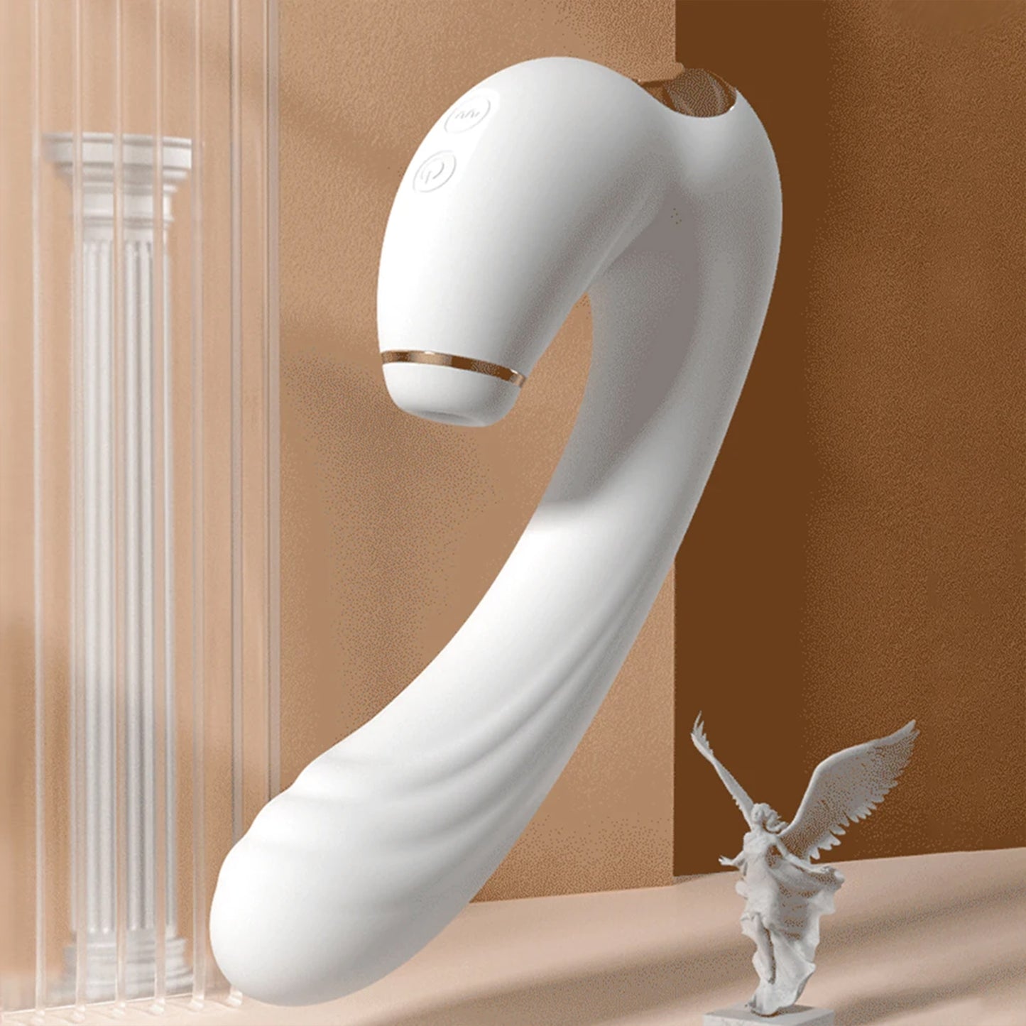 Sucking Vibrator G-Spot Pulse Double Vibration Soft Wand Women's Light Luxury Masturbation Device Adult Interest Foreign Trade
