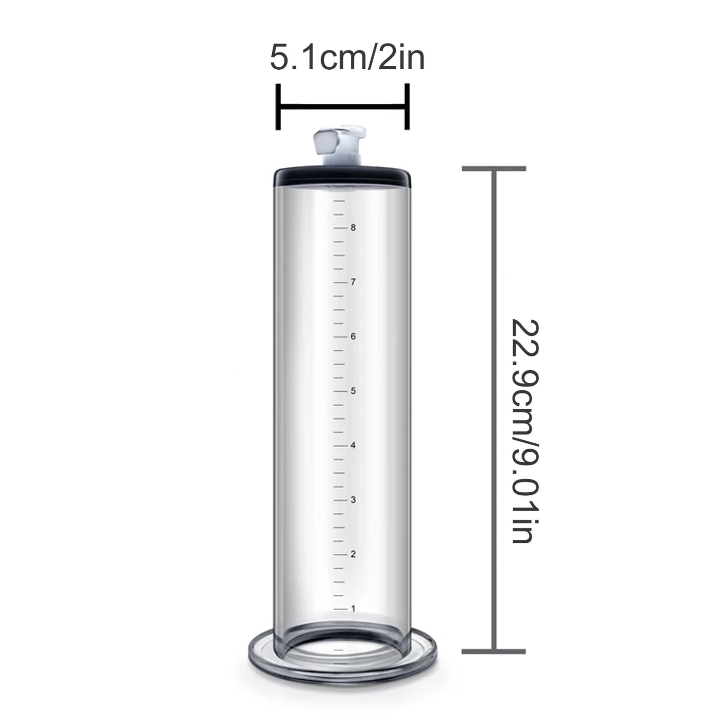 Acrylic Penis Pump Manual Penis Enlarger Sex Toy For Men Vacuum Pump Male Masturbation Penis Extender Trainer Adults Sex Product