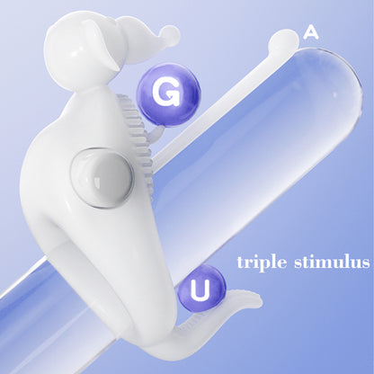Baby Elephant Vibrating Penis Ring Semen Remote Control Male Sperm Locking Vibrator Men's Delay