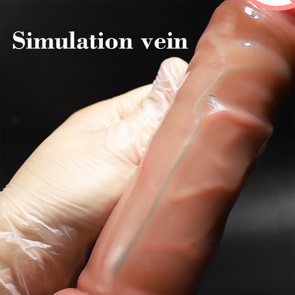 Realistic dildos huge penis, realistic penis, realistic penis sliding foreskin simulation soft stimulating masturbation device