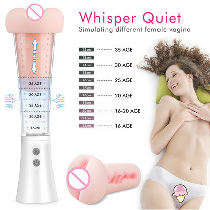 Masturbation Cup Aircraft Cup Male Sex Toys Soft for Men Suck Adult Penis Blowjob Real Vagina Powerful Vibrator Simulation Sex18