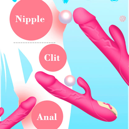 Thrusting Dildo Vibrator Clitoral Waterproof Rechargeable Vibrator Motor Stimulator Adult Sex Toys For Women