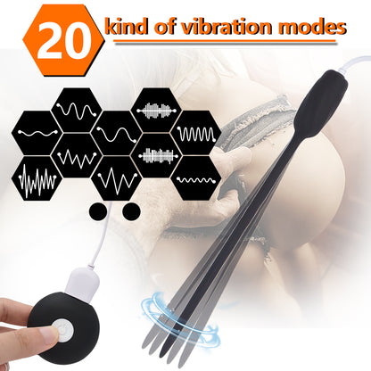 Horse eye stick male masturbation device men's vibrator urethral dilator adult toy