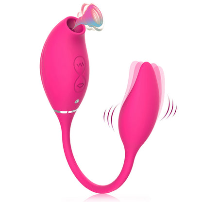 Vibrator 2in1 Sucking Clitoris Vagina Masturbation Soft Female Nipple G-Spot Vibration Stimulator Massager Dildo Sex Toys 18+