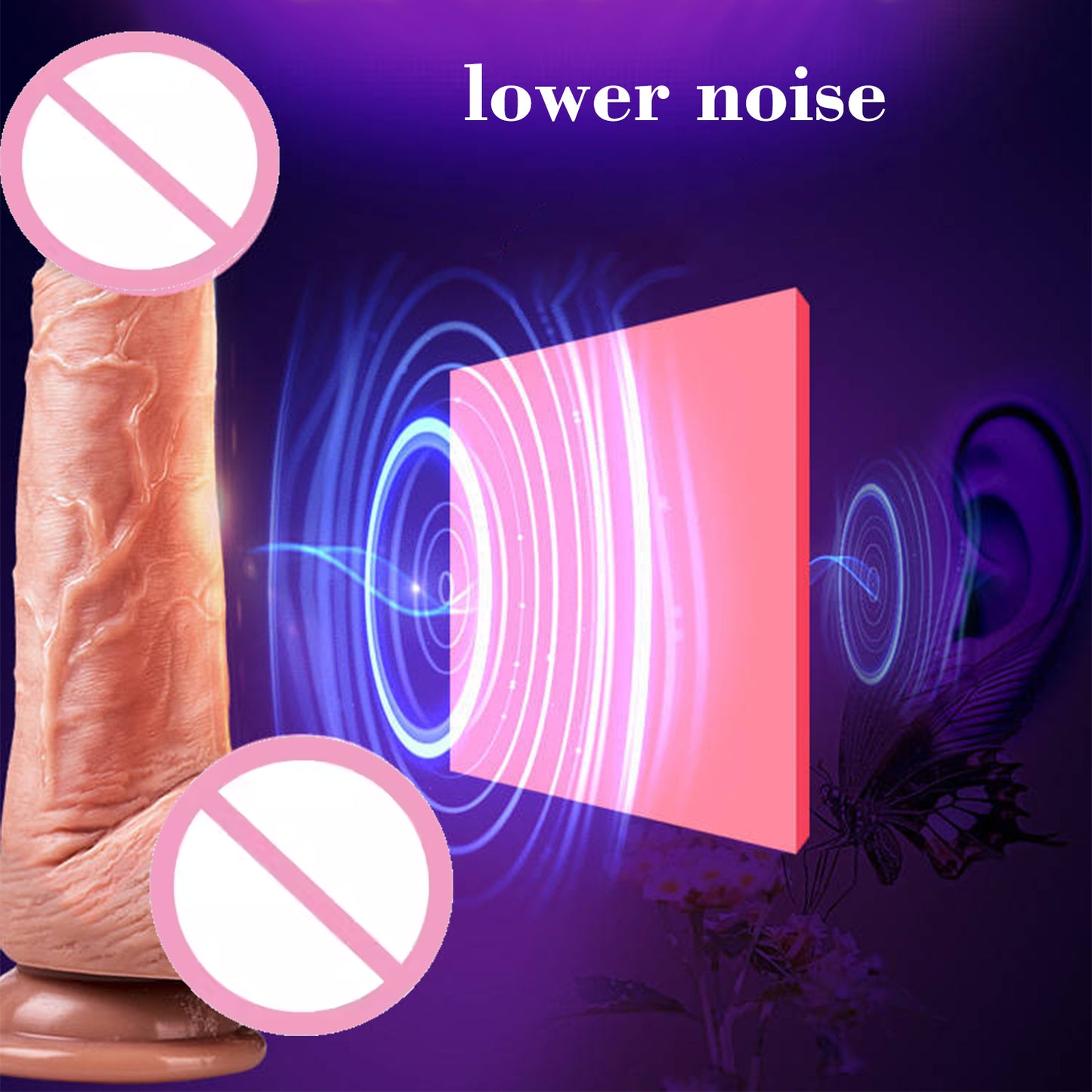Realistic dildo thrust vibrator with multiple modes of vibration, telescoping, swinging, G-spot dildo adult sex toy for women, with strong suction cup 18+
