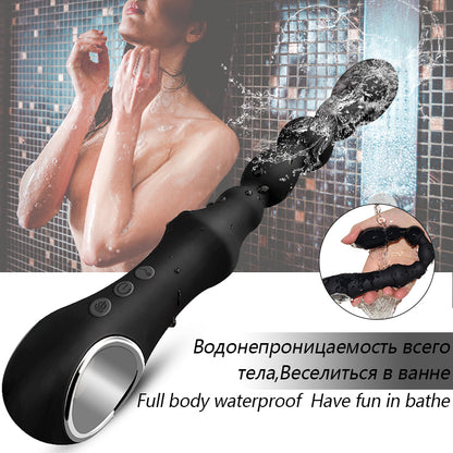 Vibrator Anal Plug Male Beads Prostate Massage Butt Anal Sex Toys Goods for Couples Orgasm Masturbate 7 Vibration Frequencies 18