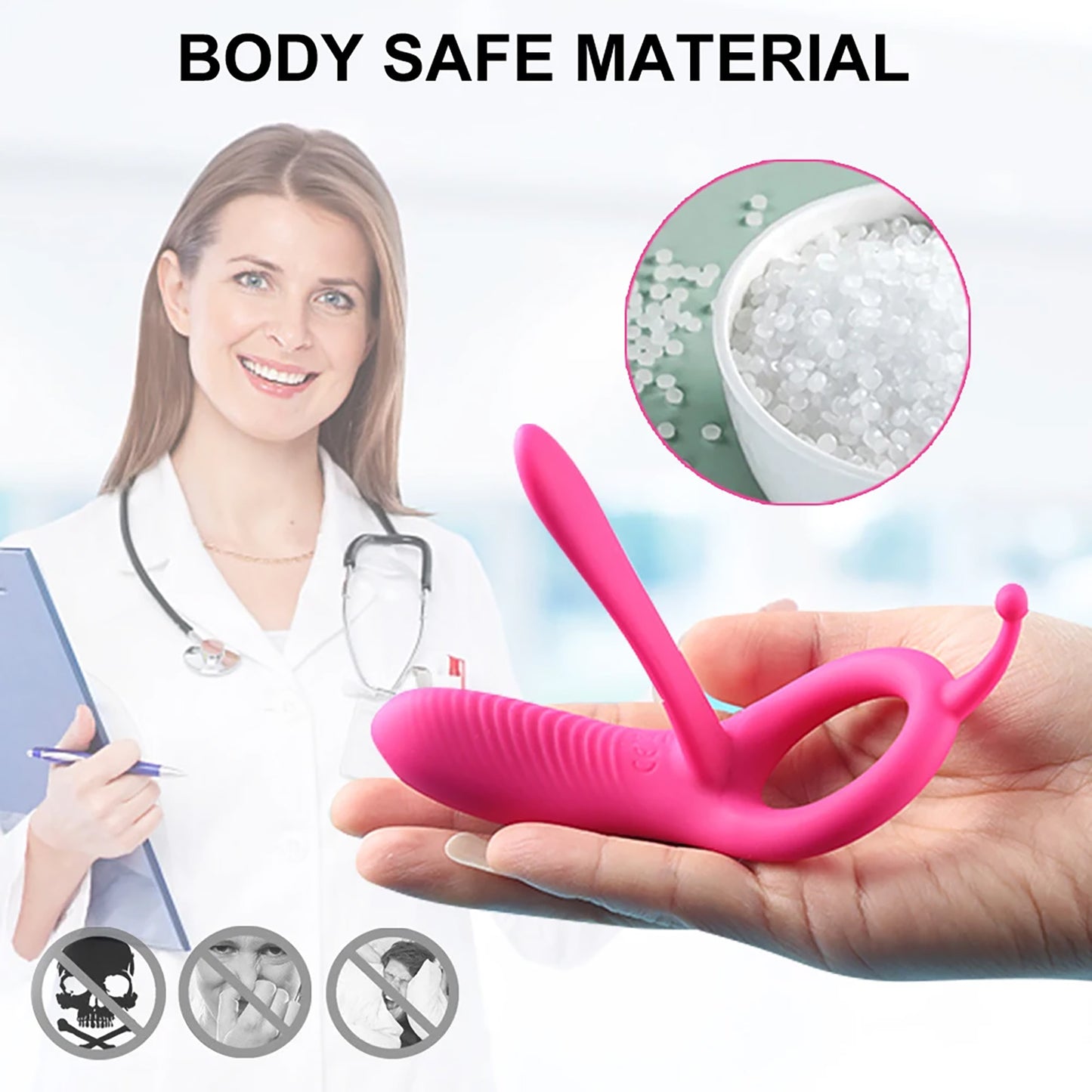 Remote Control Penis Ring Vibrator Silicone Adult Sex Toy Erection Couples Remote Control for Toys Black