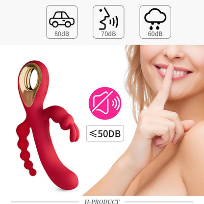 G-spot rabbit vibrator, suitable for female clitoral stimulation, with 10 powerful vibration functions