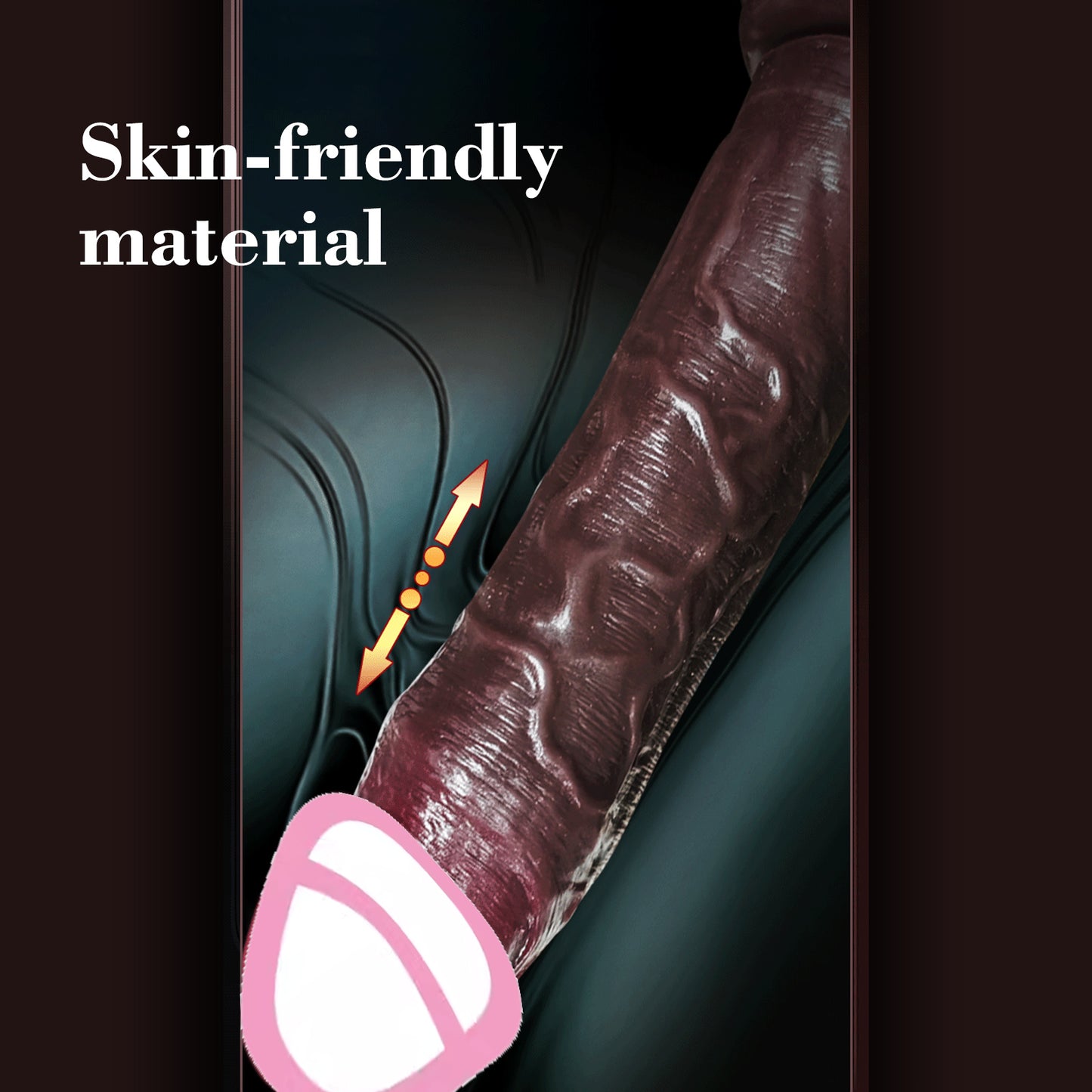 Women's large vibration simulation dildo heated thrust realistic penis sex toy adult toy wireless remote control