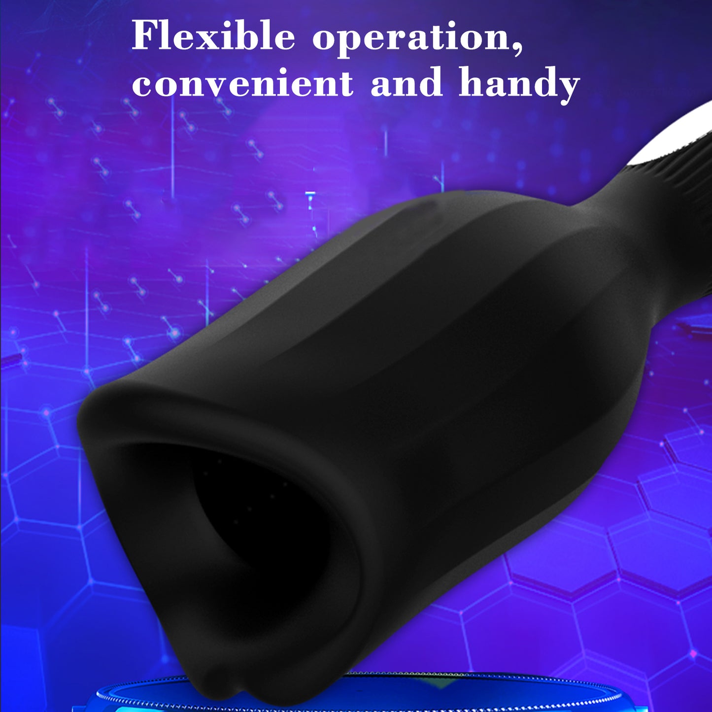 Sex Toys Big Mouth Airplane Cup Men Vibrating Massage Exercise Masturbator