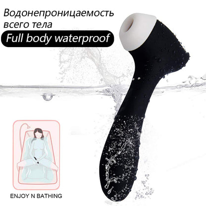Vibromasseur Double tête pour Masturbation vaginale, succion féminine, stimulateur de Clitoris et de mamelon, masseur, léchage du point G, gode, jouets sexuels, 18 ans et plus