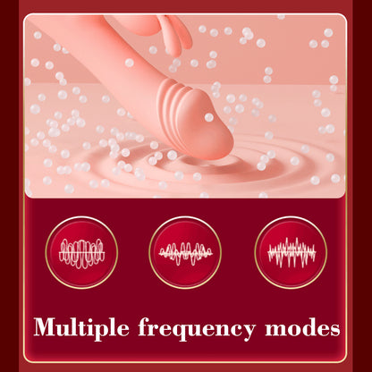 G-Spot Rabbit Vibrator Clitoral Stimulator - Realistic Dildo Vaginal Anal Massager with 10 Vibration Modes, Waterproof Rechargeable Adult Sex Toy for Women