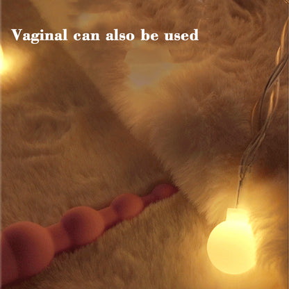 Vibrating Anal Probe -- Flexible Silicone Anal Sex Toy Bulet Vibrator for Adult