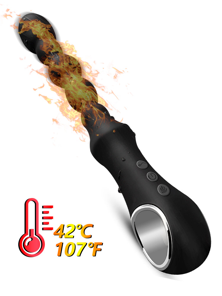 Vibrator Anal Plug Male Beads Prostate Massage Butt Anal Sex Toys Goods for Couples Orgasm Masturbate 7 Vibration Frequencies 18