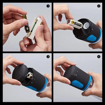 LED Electric Penis Pump Male Masturbator Cup Dick Extender Vacuum Pump Penis Enlargement Pump Trainer Sex Toy for Men