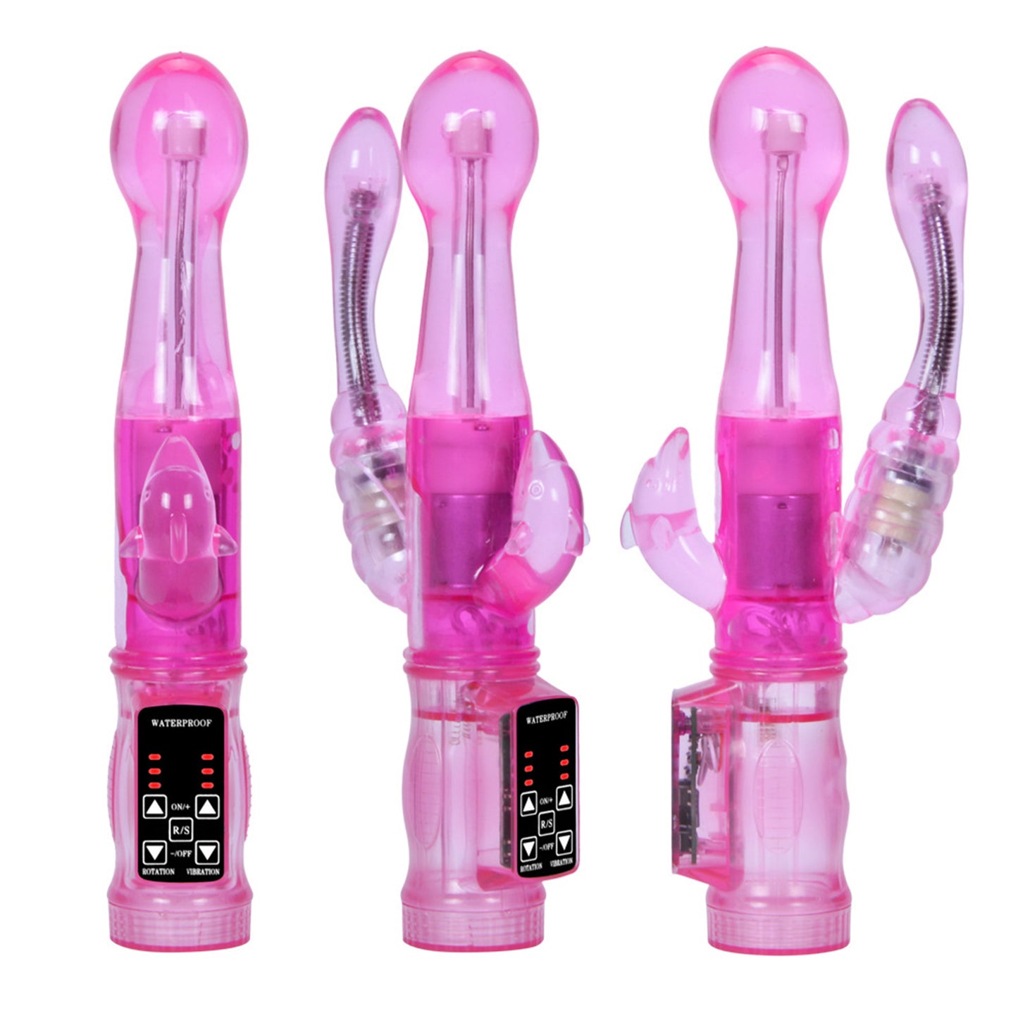 Vibrator Realistic Dildo Penis Vibrator Clitoral Stimulation Massager Anal Plug Transparent Female Sex Toy Women