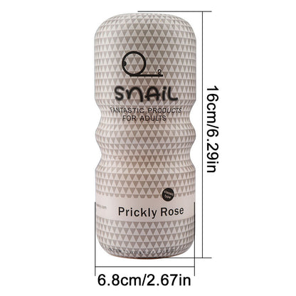 Male Sex Toy Vacuum Sucking Transparent Snail Cup Realistic Oral Vaginal Anus Pussy Sex Toys for Men Adult