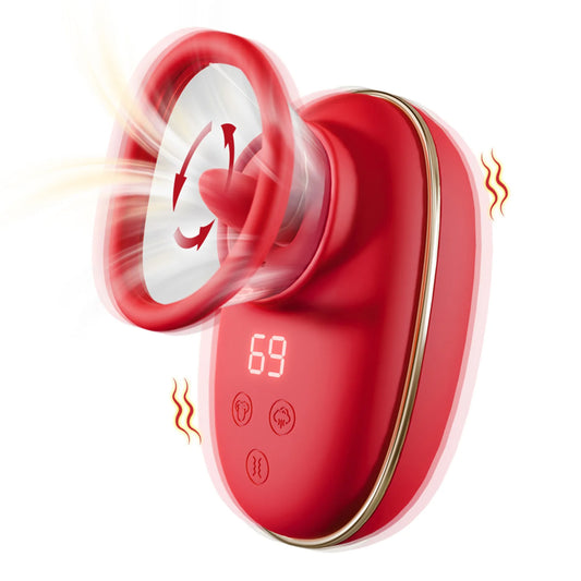Sucking & Licking Vibrations Toys, G-spot Nipples Vagina Clitoral Stimulator sex toy for Adult Women