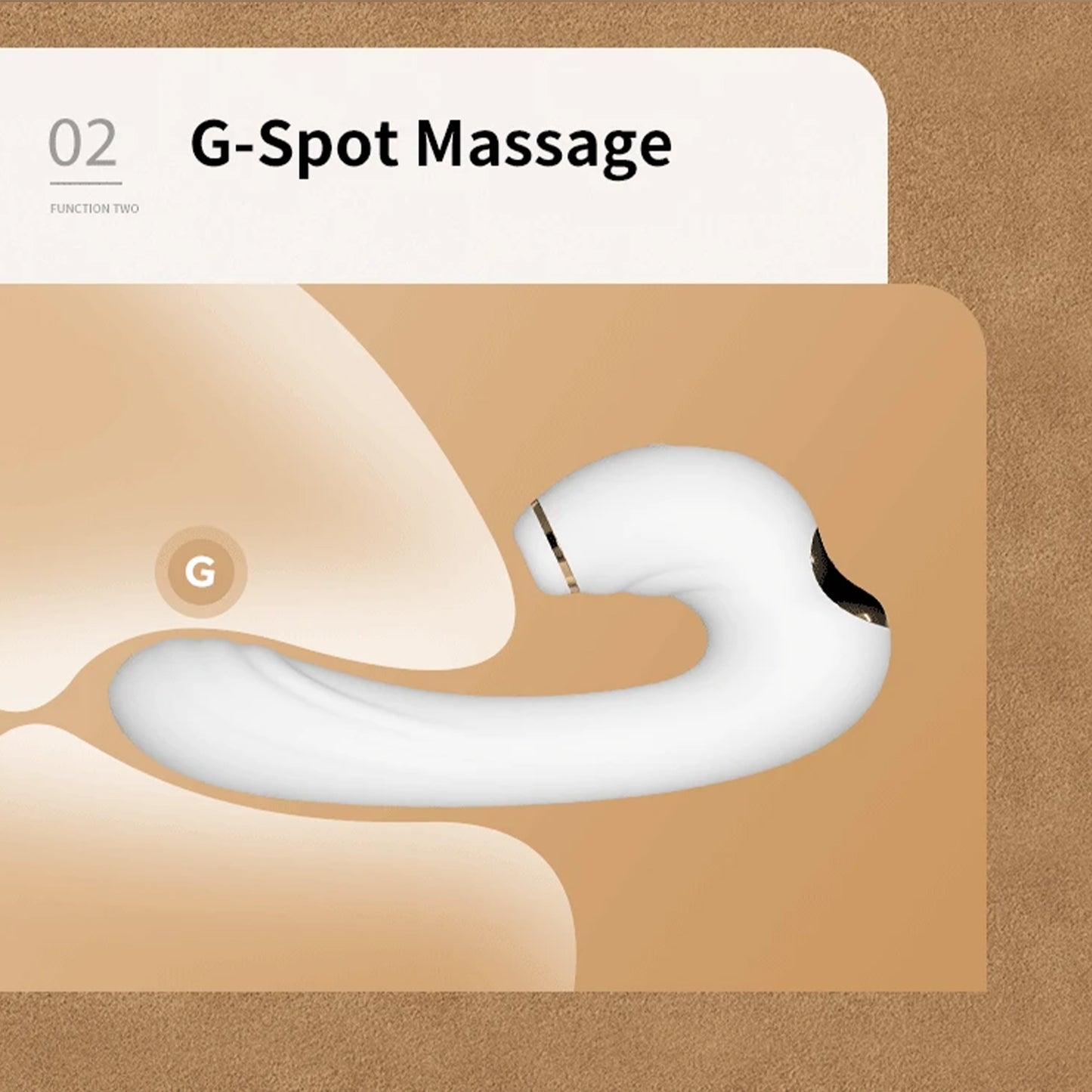 Sucking Vibrator G-Spot Pulse Double Vibration Soft Wand Women's Light Luxury Masturbation Device Adult Interest Foreign Trade