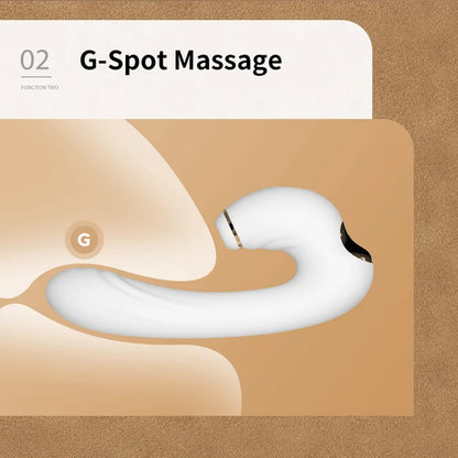 Sucking Vibrator G-Spot Pulse Double Vibration Soft Wand Women's Light Luxury Masturbation Device Adult Interest Foreign Trade
