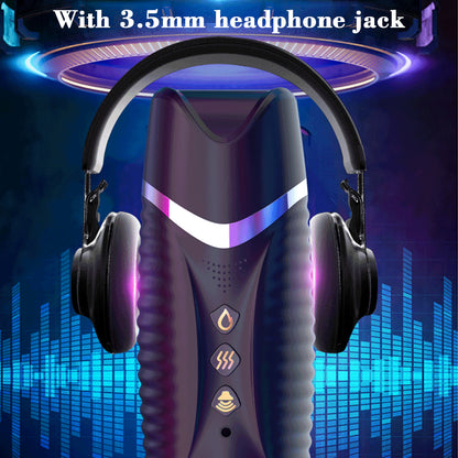 Realistic Double Head Automatic Male Masturbator Cup Penis Pussy Vagina Textured Sex toys