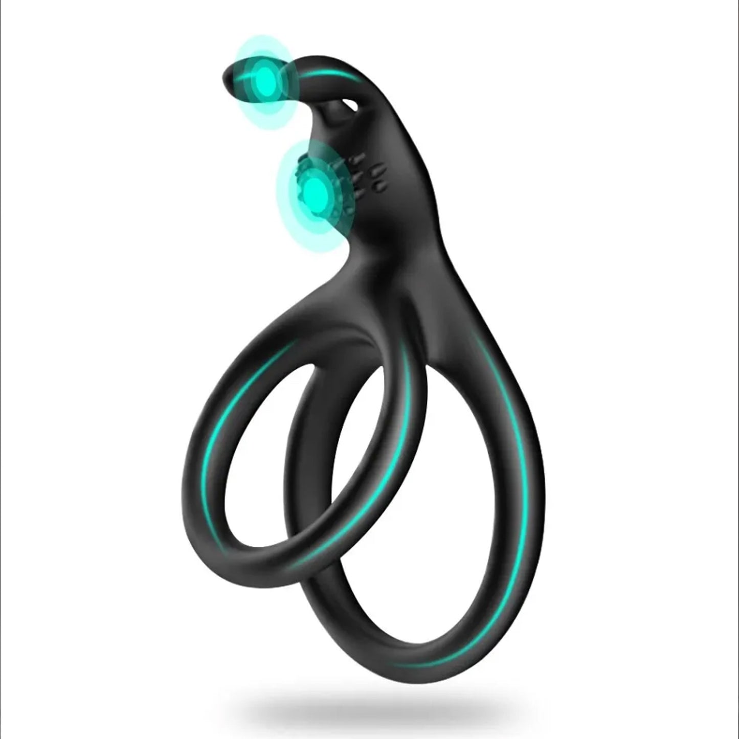 Delay Ring Sex Toy Battery Powered Vibrating Lock Sperm Ring Penis Ring Men’s Toy Penis Training Sex Toy