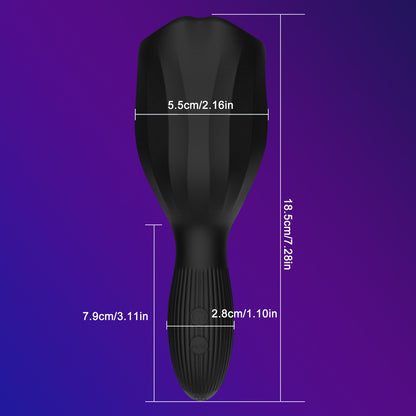 Sex Toys Big Mouth Airplane Cup Men Vibrating Massage Exercise Masturbator