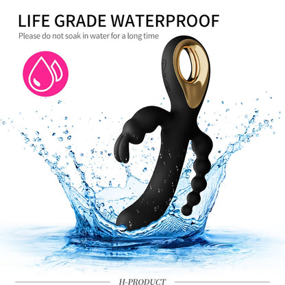 G-spot rabbit vibrator, suitable for female clitoral stimulation, with 10 powerful vibration functions