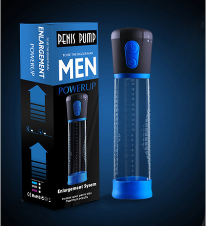 LED Electric Penis Pump Male Masturbator Cup Dick Extender Vacuum Pump Penis Enlargement Pump Trainer Sex Toy for Men